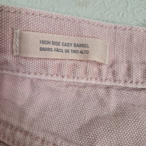 Universal Thread Womens 10 Pink High Rise Easy Barrel Cotton Zip Up Jeans Pants - Picture 3 of 15